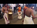 kerala traditional drums beat in hyderabad chendamelam baby neetha cute entry part3