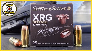 YIKES!...Sellier \u0026 Bellot XRG 10MM Self-Defense AMMO Ballistic Gel Test \u0026 Review!