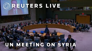 LIVE: UN meeting on political and humanitarian situation in Syria