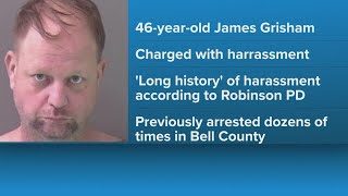 Central Texas man back in jail in McLennan County for harassment