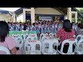 Lorraine's graduation song together with her classmates.