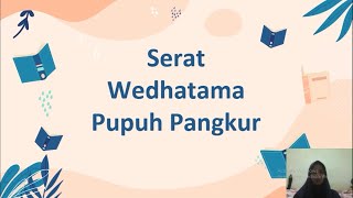 SINAU BASA JAWA-Serat Wedhatama Pupuh Pangkur (Kelas 10 Tahap 1-Kurikulum Jateng)