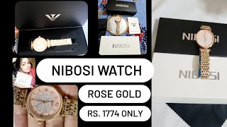 Unboxing the Nibosi Women Watch - Premium style at an affordable price !!