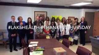 Thankful Thursday with HR and Geriatric Psychiatry team!