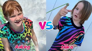 A for ADLEY vs NiKO From 0 to 7 Years Old