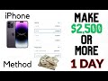 How to profit over $2,500 iPhone Method