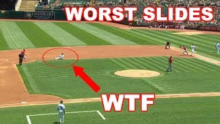 MLB | WORST SLIDES! (HUMILIATING) | 1080p HD