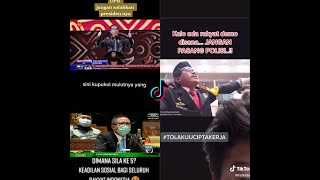 Tolak Omnibus Law kompilasi TikTok 2020