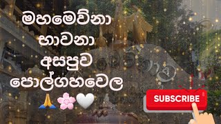 මහමෙව්නා භාවනා අසපුව පොල්ගහවෙල🙏🌸🤍#kurunegala #polgahawela #travel #srilanka #viralvideo #traveling