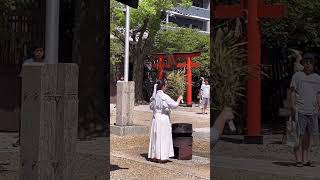 難波神社の湯立神楽　湯を浴びて穢れを祓い清らかな魂を得て生まれ変わる#セルフクリエート