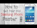 How to make your old samsung phone's faster. (In hindi) How to make your old samsung phone's faster. (In hindi)