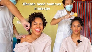 ASMR: I Tried an Ancient TIBETAN HEAD HAMMER MASSAGE for INSOMNIA!