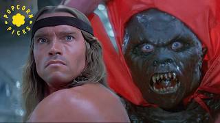 Conan vs. Apeman Fight in Crystal Palace (The Mirror Battle) | Conan The Destroyer