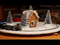 christmas layout with busch h0f feldbahn