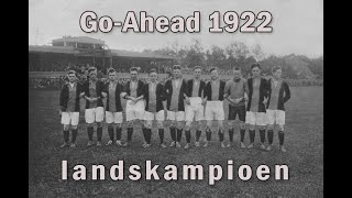 Go-Ahead landskampioen 1922