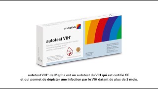 Vidéo d’application autotest VIH® – l’autotest du VIH de Mepha