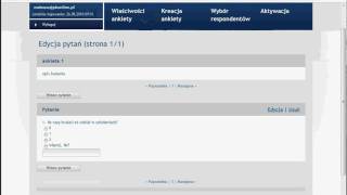 Jak stworzyć ankietę internetową (online) w systemie PB Online -- pytania zamknięte