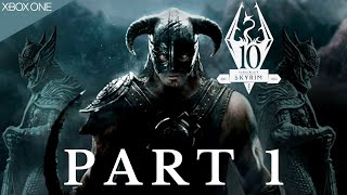 Skyrim Anniversary Edition Xbox One X Gameplay Walkthrough( No Commentary) Part 1