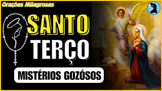 🛐 SANTO TERÇO DOS MISTÉRIOS GOZÓSOS [SEGUNDA-FEIRA] (27/01/2025) [ORAÇÕES MILAGROSAS]