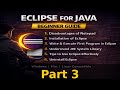 Eclipse for Java Beginners | Installation, First Program & Complete Guide  Part 3
