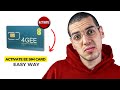 How to Activate EE SIM Card (Step-by-Step Setup Guide 2025)