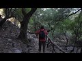 Δάσος φαράγγι του Ρούβα λίμνη Ζαρού rouvas wood and gorge zaros lake crete in 4k