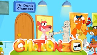 Rat A Tat Help Zombie Doctor from Shrinking Patients Animated Cartoon Shows For Kids Chotoonz TV