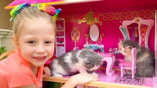 Nastya and the cat - stories about kittens