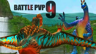 BATTLE PVP 9 INDORAPTOR Vs INDORAPTOR GEN 2 Vs METRIAPHODON | JURASSIC WORLD THE GAME