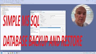 Simple MS SQL database backup and restore tutorial