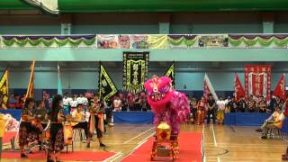 全港公開龍獅藝錦標賽 2013 HK Open Dragon \u0026 Lion Dance 2013 獅藝地青組 香港冷兵器格鬥總會 郭氏功夫金龍醒獅團 Kwok's Kung Fu 20131020c