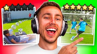 RATING THE GREATEST YOUTUBE FOOTBALL MOMENTS!