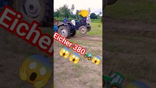 Eicher 380+50HP+turbo 🚜🚜😱😱😱 #shere  #tractordriving #love #mahindra #stunt ❤️❤️ #mahindratractor