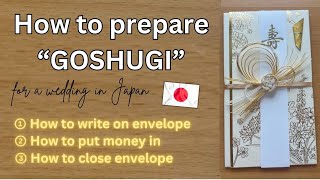 EASY: How To Prepare SHUGI BUKURO for Japanese Wedding in 3 minutes