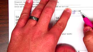 solving two step equation notes