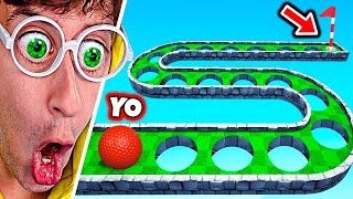 SÓLO HOYO en UNO 😂⛳! (imposible) - GOLF IT #4 TEKENDO