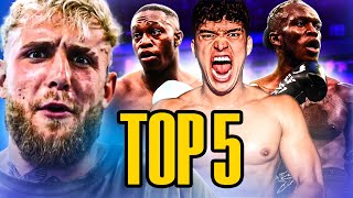 JAKE PAUL'S TOP 5 INFLUENCER BOXERS
