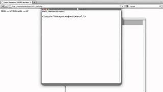 8. Creating our first PHP script and the structure of a simple PHP statement (a Drupal how-to)