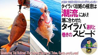 #384【高松タイラバ】タイラバ攻略の極意は潮流にあり！潮とポイントとタイラバの密実な関係！