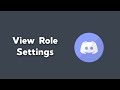 How to View Server as Other Roles | Test out your role settings in discord | Simple Discord Tutorial