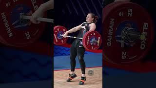 21 y/o Olivia Reeves (71kg USA 🇺🇸) 120kg / 265lbs! 🥈Sn 2024 World Weightlifting Championships