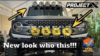 Ford Bronco gets a big upgrade from Project X and a sneak peek on the new wheel setup!!