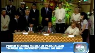 Balitaan: 'Power sharing' ng MILF at GPH tinawag na 'unconstitutional' ng MNLF [Dec. 13, 2013]