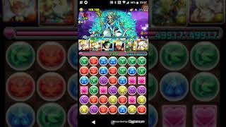 【パズドラ】 下手くそパズル  ザッハーク降臨！(落ちコンなし)