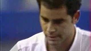 Pete Sampras great shots selection against Lleyton Hewitt (Masters 2000 RR)