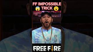 Free fire Impossible Trick 🗿🍷|Oh my god 😮#free fire#gaming #free fire india#shorts