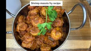 Shrimp Masala Fry Recipe/ Prawns Fry Curry Recipe/Royyala Vepudu