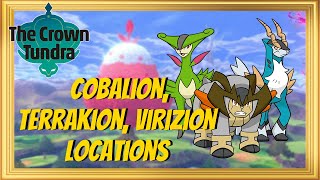 How to Find and Catch Cobalion, Terrakion, and Virizion in Pokémon Sword and Shield The Crown Tundra