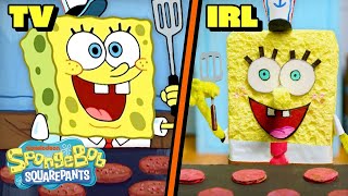 SpongeBob Cooks 10,000 Krabby Patties IRL! 🍔 | "Fear of a Krabby Patty" Recreation