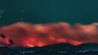 WOOLSEY. Malibu Fire Timelapse